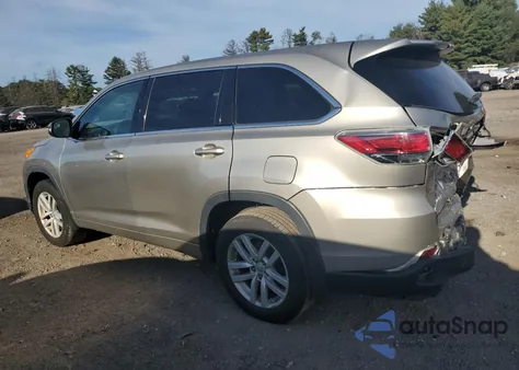 2014 Toyota Highlander Le from USA, damaged, VIN 5TDBKRFH0ES067044